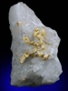 Gold in Quartz from Badger Mine, Mariposa County, California