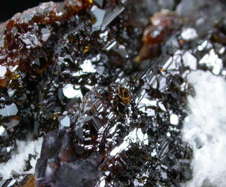 Fluorite on Sphalerite from Cave-in-Rock District, Hardin County, Illinois