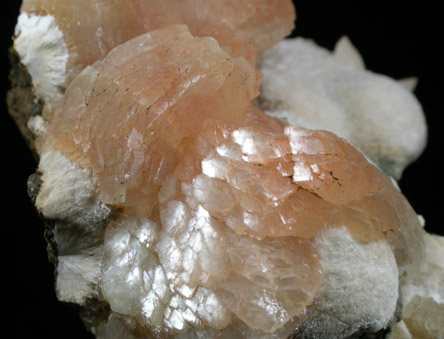 Mordenite and Heulandite from Nidym River, Nizhnyaya Tunguska River, Siberia, Russia