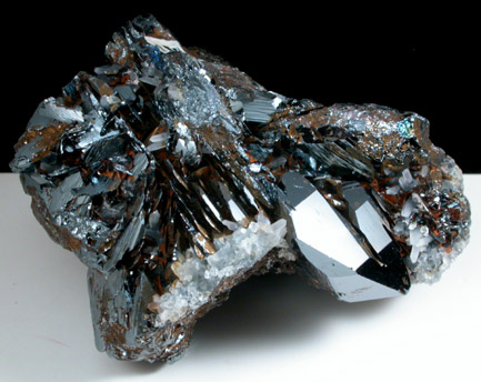 Hematite with Quartz from Rio Marina, Isola d'Elba, Tuscan Archipelago, Livorno, Italy