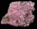 Hubeite on Inesite from Daye, Huangshi, Hubei, China (Type Locality for Hubeite)