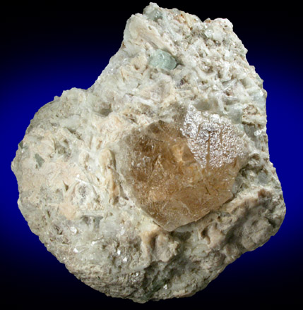 Pollucite on Albite, Lepidolite, Elbaite from Paprok, Kamdesh District, Nuristan Province, Afghanistan