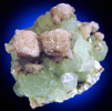 Chabazite on Prehnite from Upper New Street Quarry, Paterson, Passaic County, New Jersey