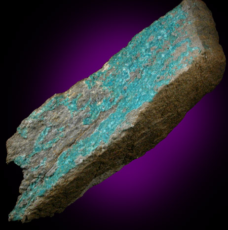 Turquoise (crystallized) from Bishop Mine, Lynch Station, Campbell County, Virginia