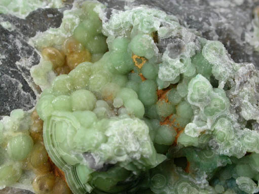 Wavellite with Variscite from Maudlin Mountain, Montgomery County, Arkansas