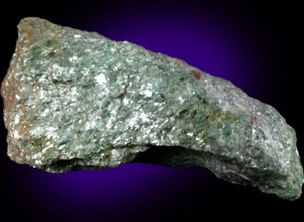 Muscovite var. Fuchsite from Wolf Neck, Cumberland County, Maine