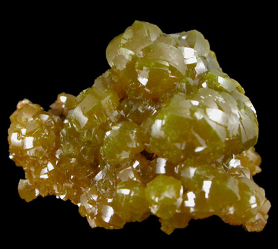 Pyromorphite from Bunker Hill Mine, Coeur d'Alene District, Shoshone County, Idaho