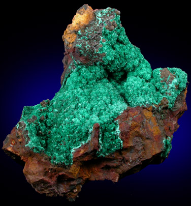 Brochantite from New Cornelia Mine, Ajo, Pima County, Arizona