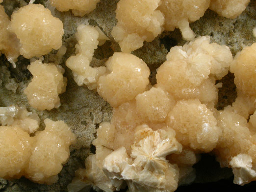 Stilbite with Calcite from Fanwood Quarry (Weldon Quarry), Watchung, Somerset County, New Jersey