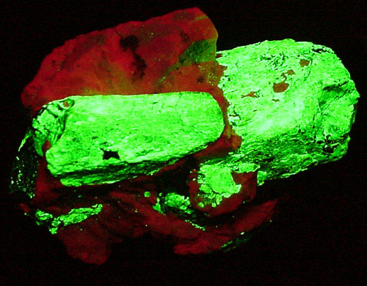 Willemite var. Troostite from Sterling Mine, Ogdensburg, Sterling Hill, Sussex County, New Jersey