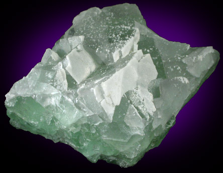 Fluorite with Quartz coating from Sunnyside Mine, Eureka District, San Juan County, Colorado