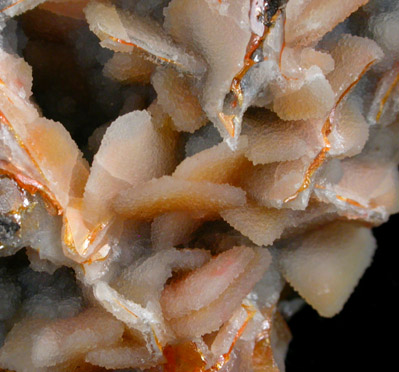 Quartz over Wulfenite from Finch Mine (Barking Spider Mine), north of Hayden, Banner District, Gila County, Arizona