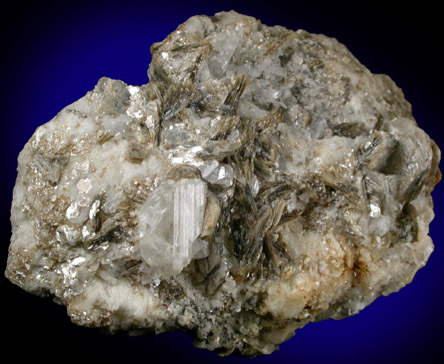 Euclase with Muscovite from Ouro Preto, Minas Gerais, Brazil (Type Locality for Euclase)