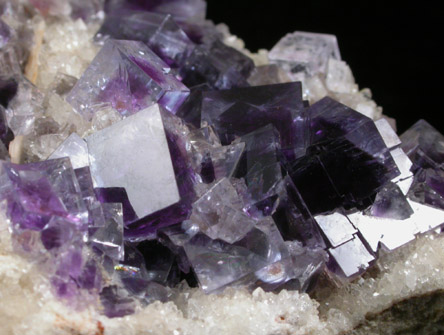 Fluorite with Barite from Caravia-Berbes District, Asturias, Spain