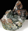 Gahnite with Andradite Garnet from Franklin Mining District, Sussex County, New Jersey