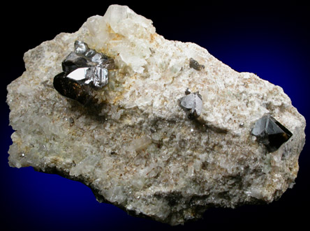 Cassiterite and Quartz from Ximeng, Yunnan, China