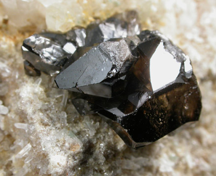 Cassiterite and Quartz from Ximeng, Yunnan, China