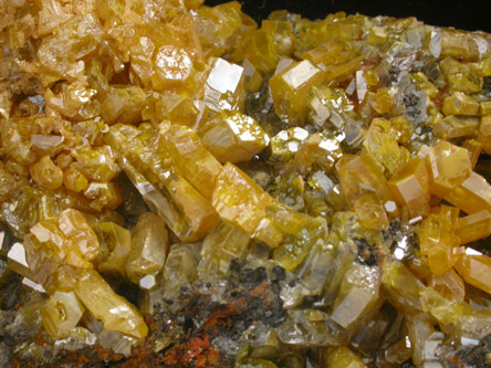 Mimetite from Guatomo Mine, near Tham Thalu, south of Hat Yai, Yala Province, Thailand