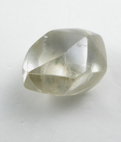 Diamond (1.49 carat yellow-gray dodecahedral crystal) from Jwaneng Mine, Naledi River Valley, Botswana
