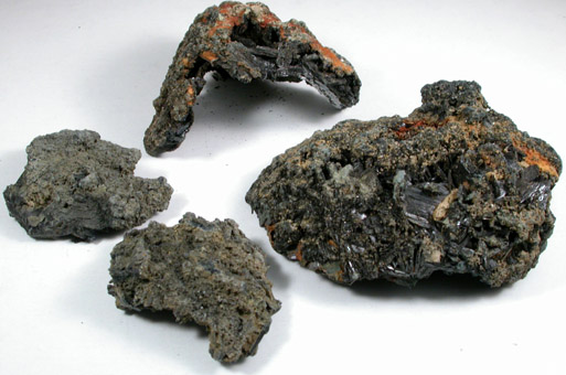 Vivianite (pseudomorphs after mollusks) from Mullica Hill, Gloucester County, New Jersey