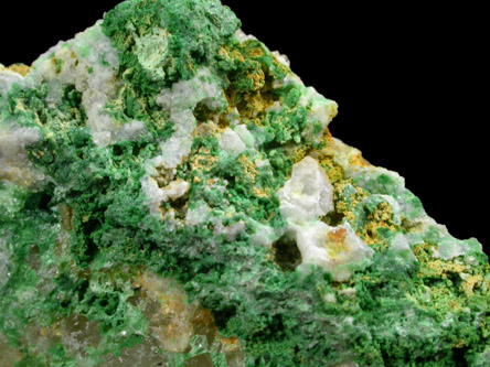 Bayldonite on Quartz from Caldbeck Fells, Cumbria, England