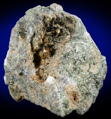 Humite with Magnetite from Monte Somma, Napoli, Campania, Italy (Type Locality for Humite)