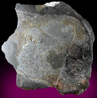 Iron (native) in Basalt from Bhl Hill, near Kassel, Hessen, Germany