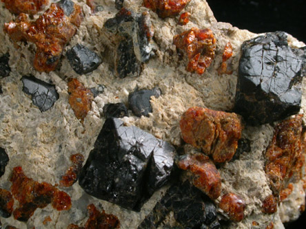 Spinel and Chondrodite from Warwick, Orange County, New York