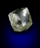 Diamond (1.27 carat gem-grade pale-yellow dodecahedral crystal) from Premier Mine, Gauteng Province, South Africa