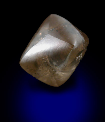 Diamond (4.44 carat sherry-brown octahedral crystal) from Ekati Mine, Point Lake, Northwest Territories, Canada