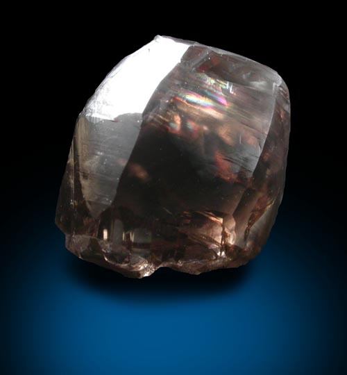 Diamond (4 carat brown complex crystal) from Mwadui, Shinyanga, Tanzania