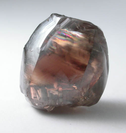 Diamond (4 carat brown complex crystal) from Mwadui, Shinyanga, Tanzania