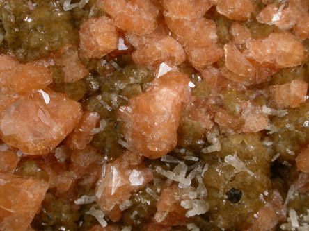 Gmelinite, Stilbite, Stilbite from Workhouse Quarry, Lambertville, Hunterdon County,, New Jersey