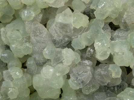 Prehnite and Calcite from Prospect Park Quarry, Prospect Park, Passaic County, New Jersey