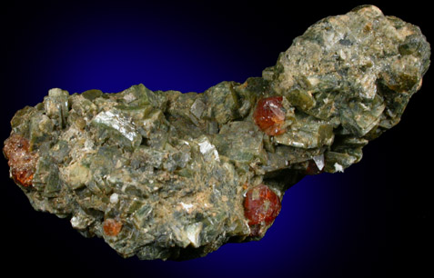 Grossular Garnet and Diopside from Ontario, Canada