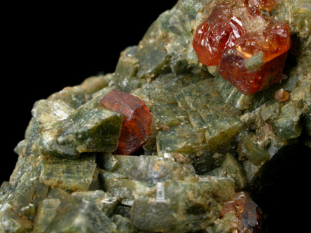 Grossular Garnet and Diopside from Ontario, Canada