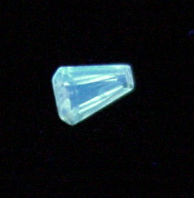 Scheelite (0.34 carat faceted gemstone) from Korea?