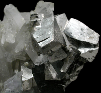 Arsenopyrite on Quartz from Yaogangxian Mine, Nanling Mountains, Hunan Province, China