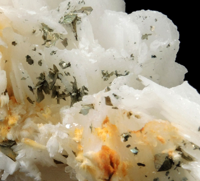 Barite with Calcite and Chalcopyrite from Minerva #1 Mine, Cave-in-Rock District, Hardin County, Illinois