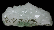 Quartz and Pyrite over Fluorite from Samine Fluorite Mine, Djebel el Hammam, 44 km southwest of Meknes, Morocco