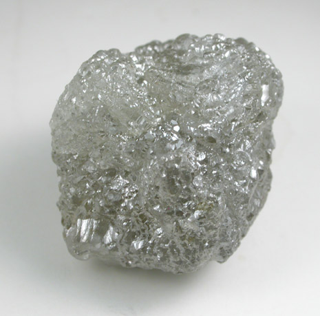 Diamond (49.84 carat gray complex crystal) from Bakwanga Mine, Mbuji-Mayi (Miba), Democratic Republic of the Congo