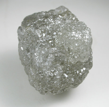 Diamond (49.84 carat gray complex crystal) from Bakwanga Mine, Mbuji-Mayi (Miba), Democratic Republic of the Congo