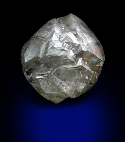 Diamond (4.14 carat gray octahedral crystal) from Argyle Mine, Kimberley, Western Australia, Australia