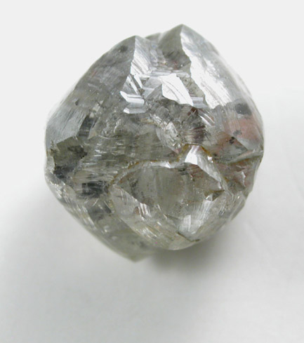 Diamond (4.14 carat gray octahedral crystal) from Argyle Mine, Kimberley, Western Australia, Australia