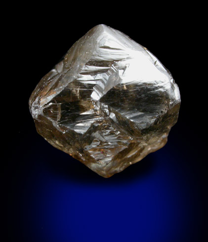Diamond (4.41 carat brown octahedral crystal) from Argyle Mine, Kimberley, Western Australia, Australia