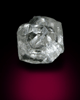 Diamond (1.77 carat gem-grade colorless irregular crystal) from Venetia Mine, Limpopo Province, South Africa