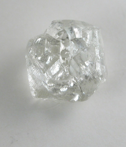 Diamond (1.77 carat gem-grade colorless irregular crystal) from Venetia Mine, Limpopo Province, South Africa