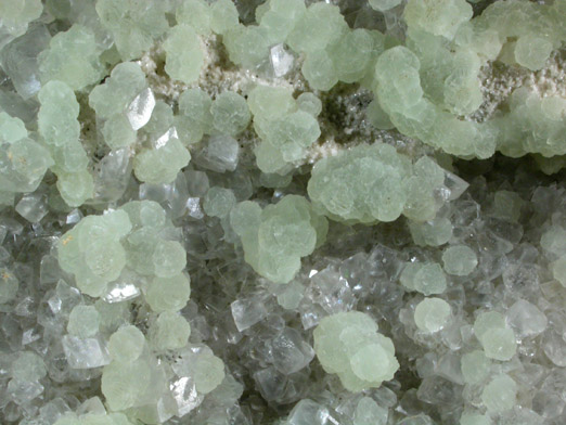 Prehnite and Calcite from Fairfax Quarry, 6.4 km west of Centreville, Fairfax County, Virginia