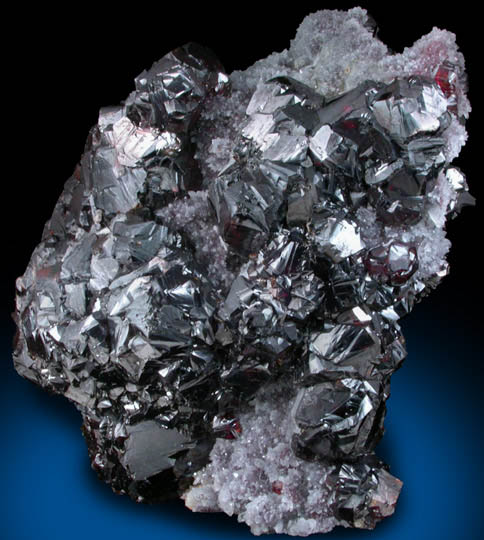 Sphalerite and Quartz from Shuikoushan Mine, Hunan Province, China