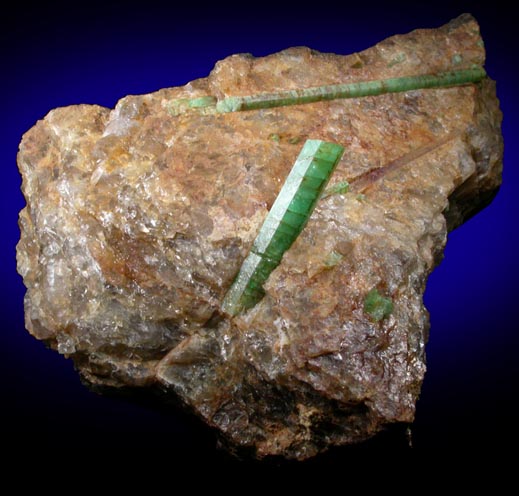 Beryl var. Emerald from Mount Dayakou tungsten mine, 6 km northeast of Mengdong village, Malipo County, Yunnan Province, China